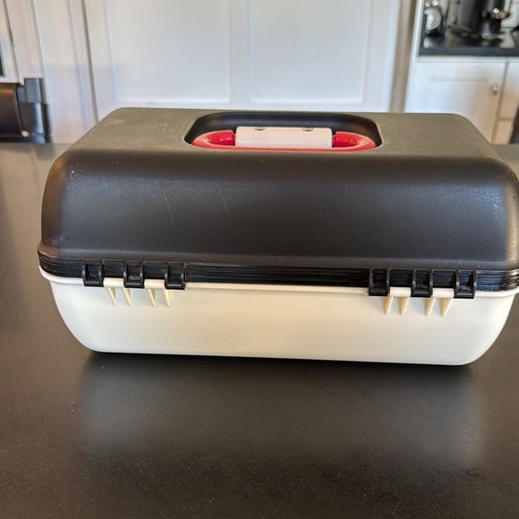 Vintage 1990s Caboodles Black and White Organizer with Colorful Logo - Picture 5 of 10